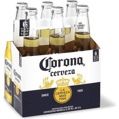 Cerveza Corona 6 x 355 ml