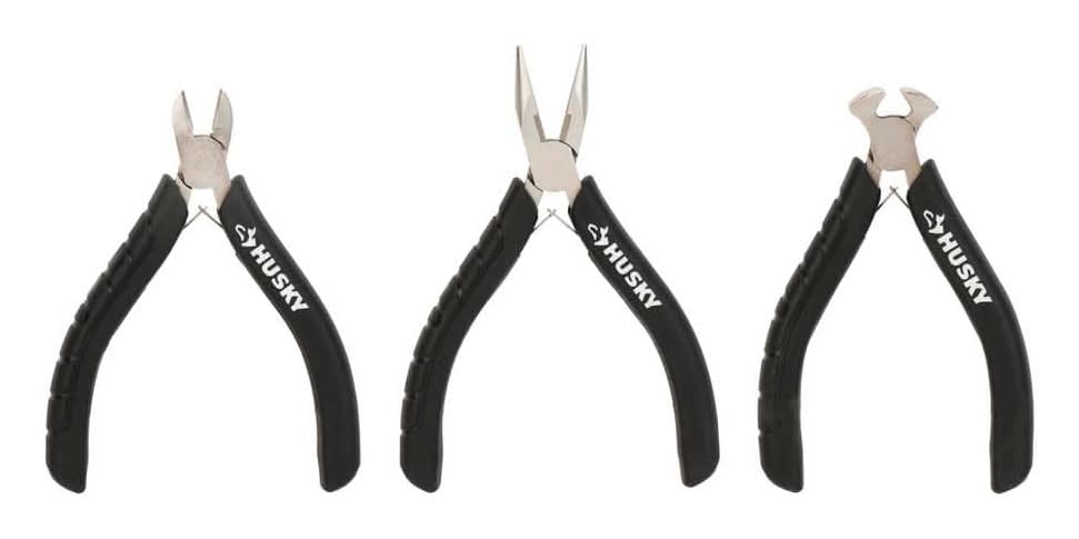 Husky 3-Piece Mini Pliers Set