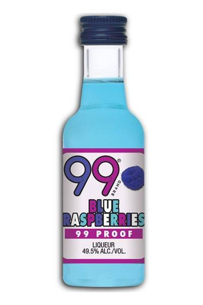 99 Blue Raspberries Liqueur (50ml bottle)