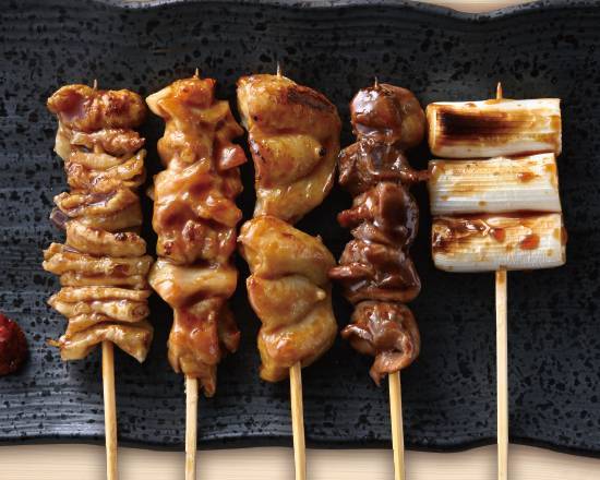 本日の串焼盛り合せSkewer Assortment of the Day