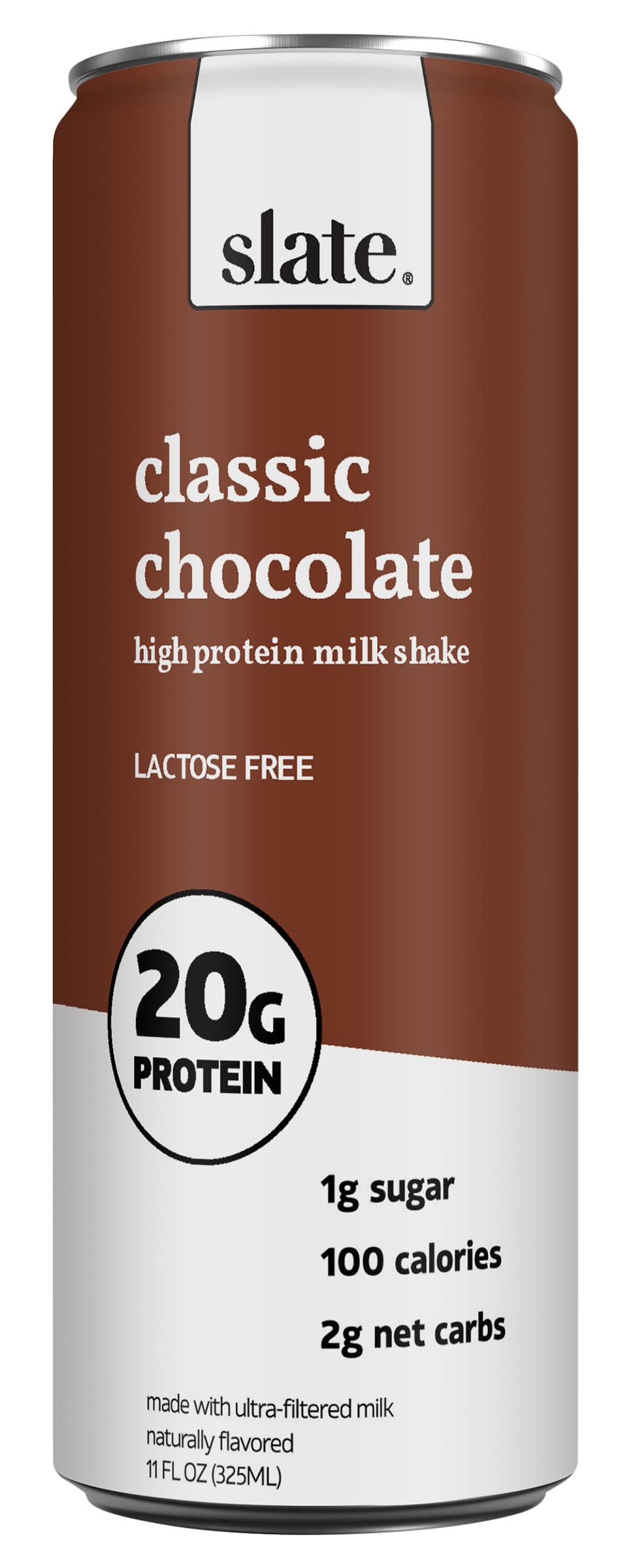 Slate High Protein Ultra-Filtered Milk Shake, Classic Chocolate (11 fl oz)