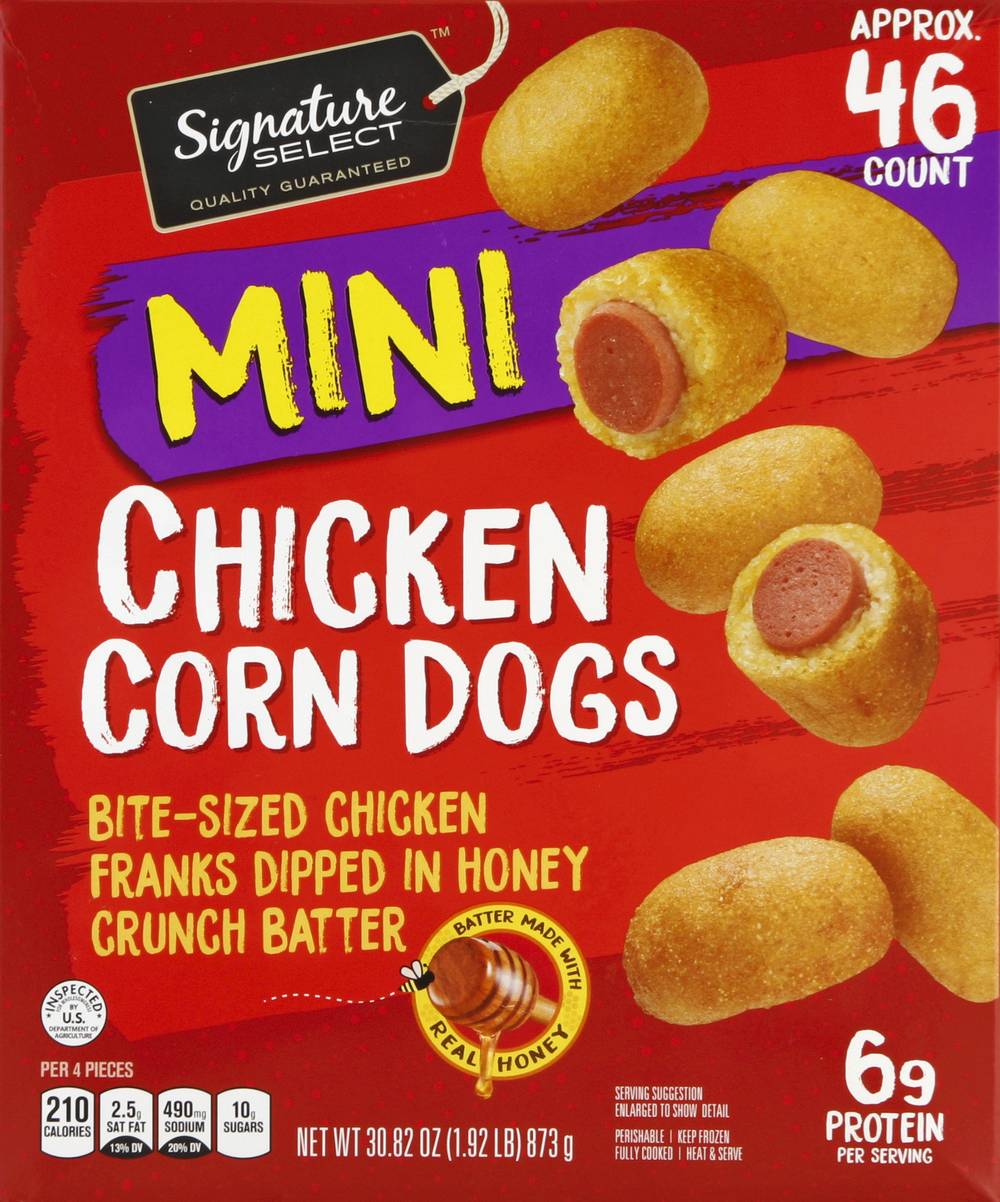 Signature Select Mini Chicken Corn Dogs (1.93 lbs)