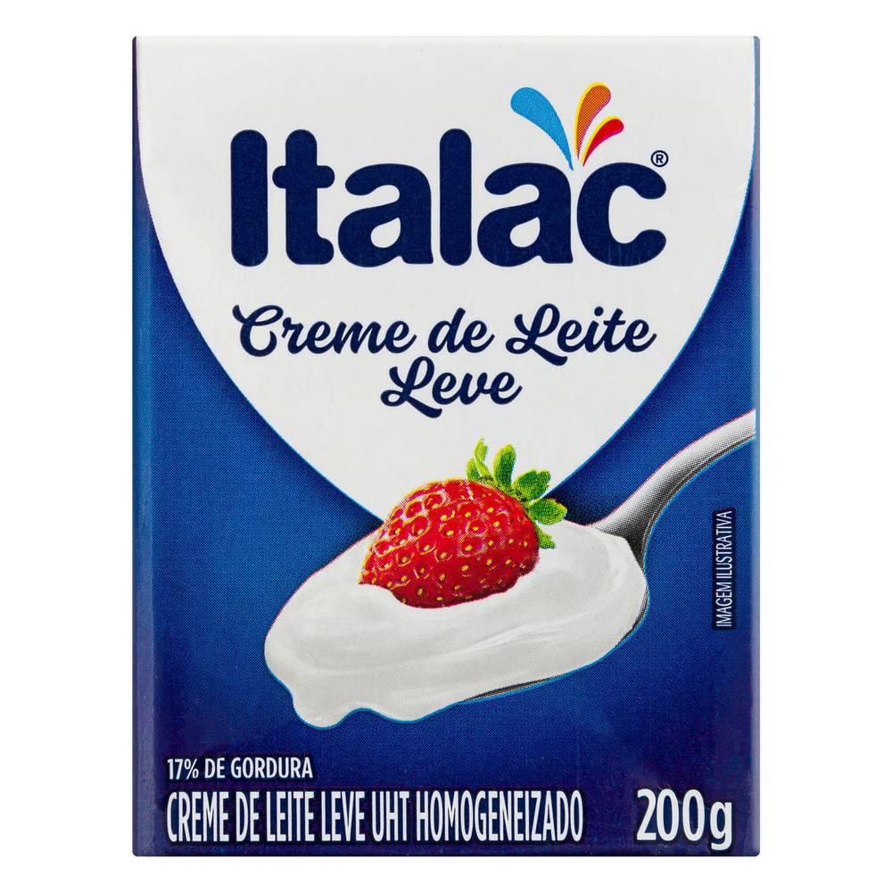 Italac creme de leite leve uht homogeneizado (200 g)