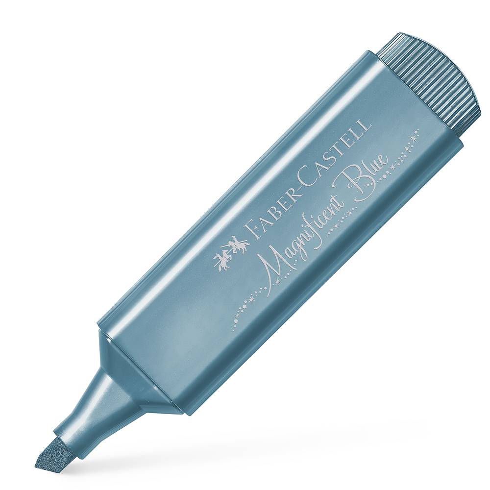 Marcador Textliner Metalic Azul