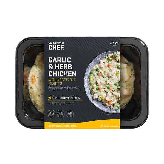 My Muscle Chef Garlic & Herb Chicken Risotto 300g