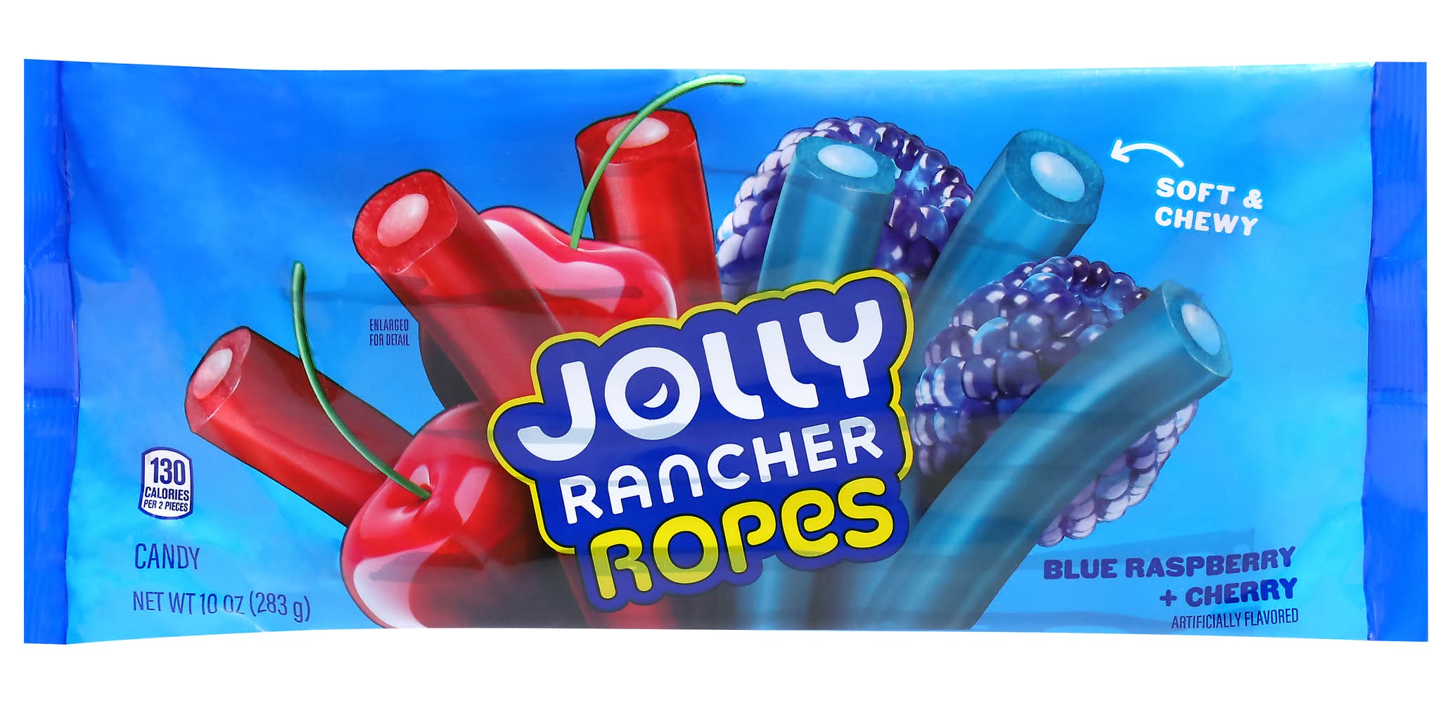 Jolly Rancher Ropes Candy, Blue Raspberry-Cherry (10 oz)