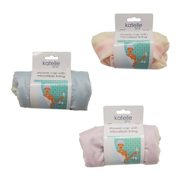 Katelle Spa Shower Cap With Microfiber Lining Assortment