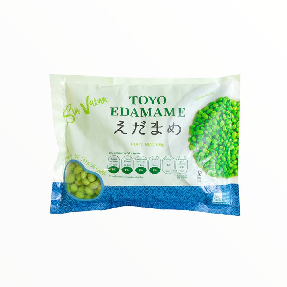 Toyo foods edamame sin vaina (empaque 400 g)