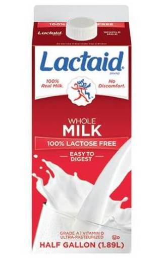 Lactaid - Whole Milk - 1/2 gallon
