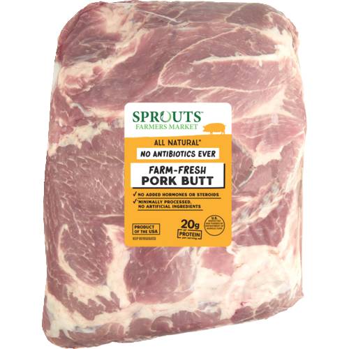 Sprouts Whole Bone-In Pork Shoulder Roast (Avg. 8lb)