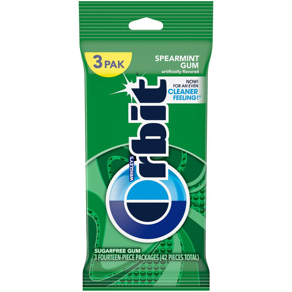 Orbit Spearmint Sugarfree Gum (42 ct)