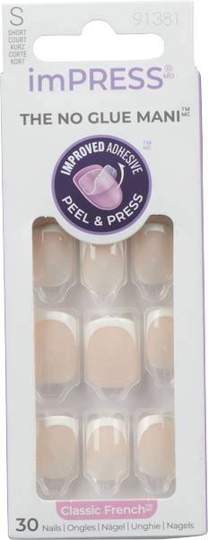 imPRESS The No Glue Mani Nails, French (0.66 g, 30 ct)
