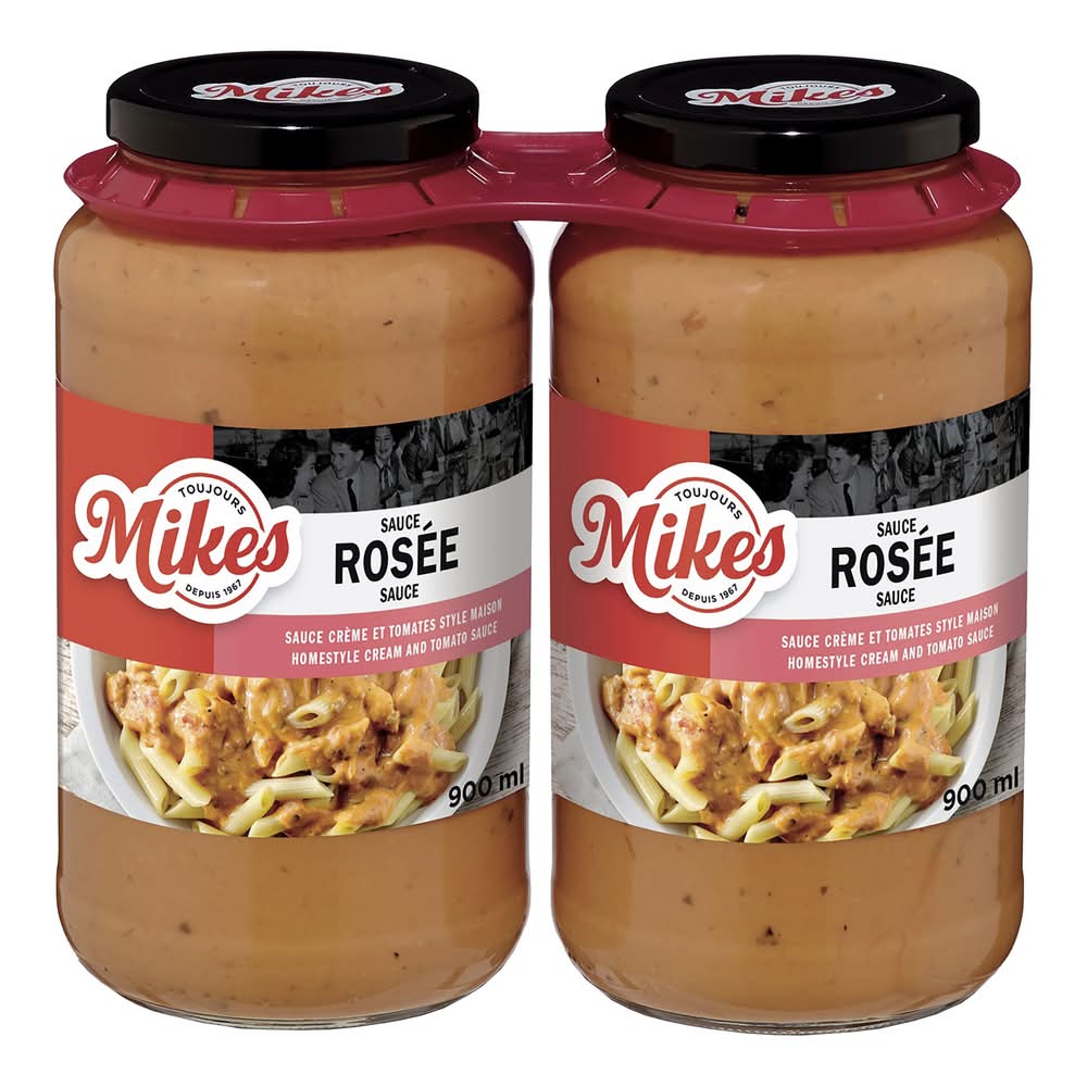 Mike'S Sauce Rosée 2 X 900 Ml / Mike'S Rosée Pasta Sauce 2 X 900 Ml
