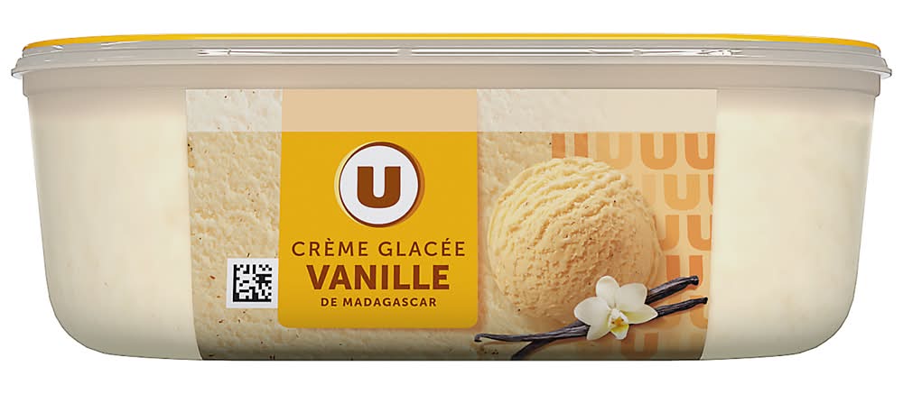 Les Produits U - Crème glacée vanille (500g)