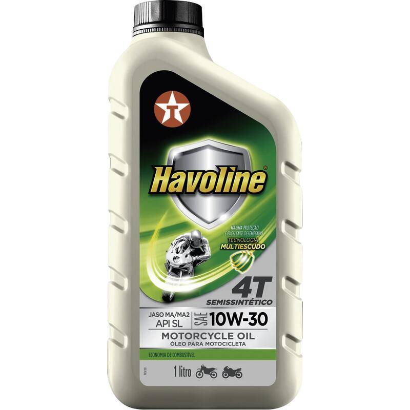 Texaco óleo lubrificante para motocicleta 10w-30 havoline (1l)