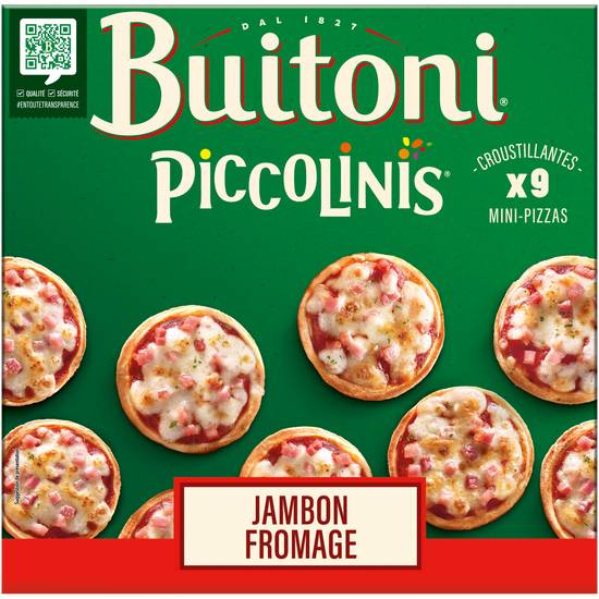 Buitoni - Piccolonis jambon fromage (9 pièces)