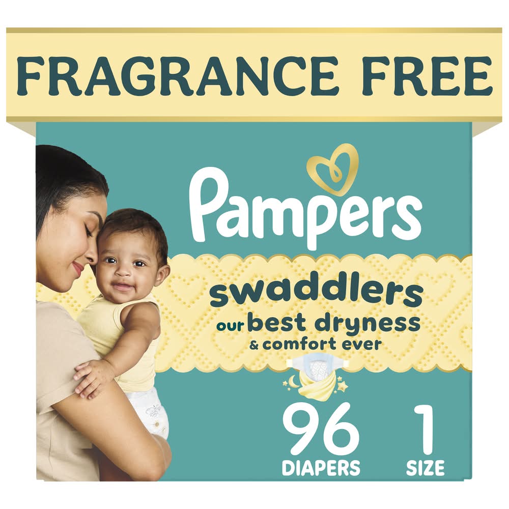 Pampers Swaddlers Diapers Size 1 (1.31 lbs)