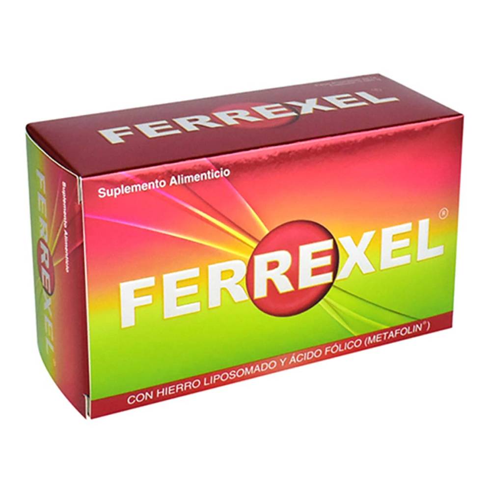 Ferrexel · Suplemento alimenticio en tabletas (60 un)