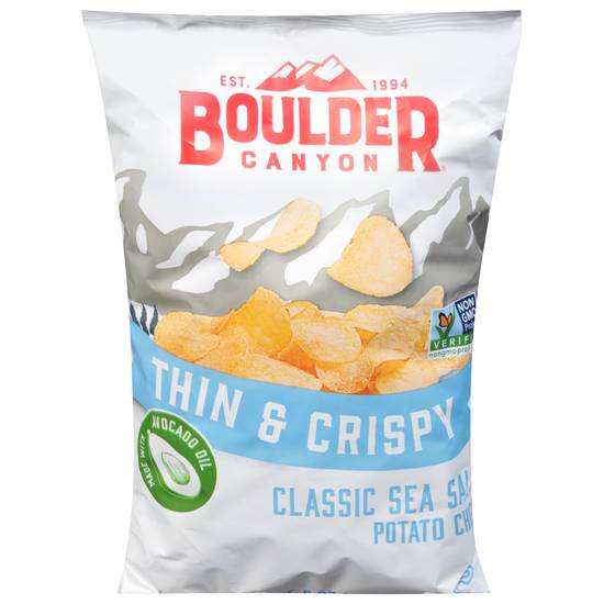 Boulder Canyon Classic Sea Salt Thin & Crispy Potato Chips