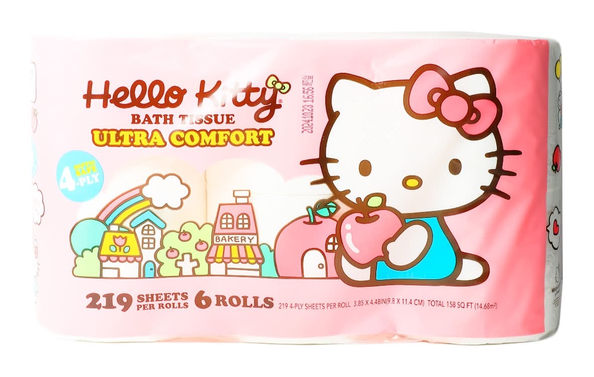 Hello Tissue ITC Hello Kitty Ultra Comfort Bath Tissue Rolls Delivery Near Me ...