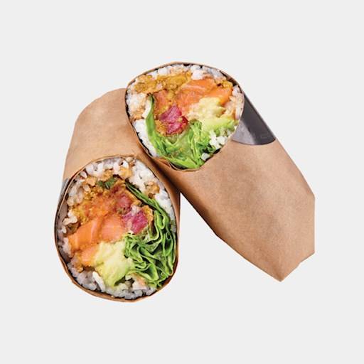 Sushi burrito Thon et saumon / Tuna & Salmon Sushi Burrito