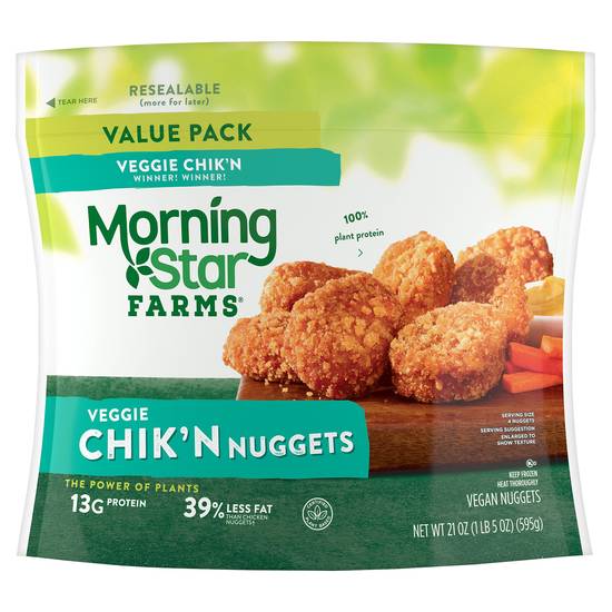Morningstar Farms Veggie Chik'n Nuggets Value pack (21 oz)
