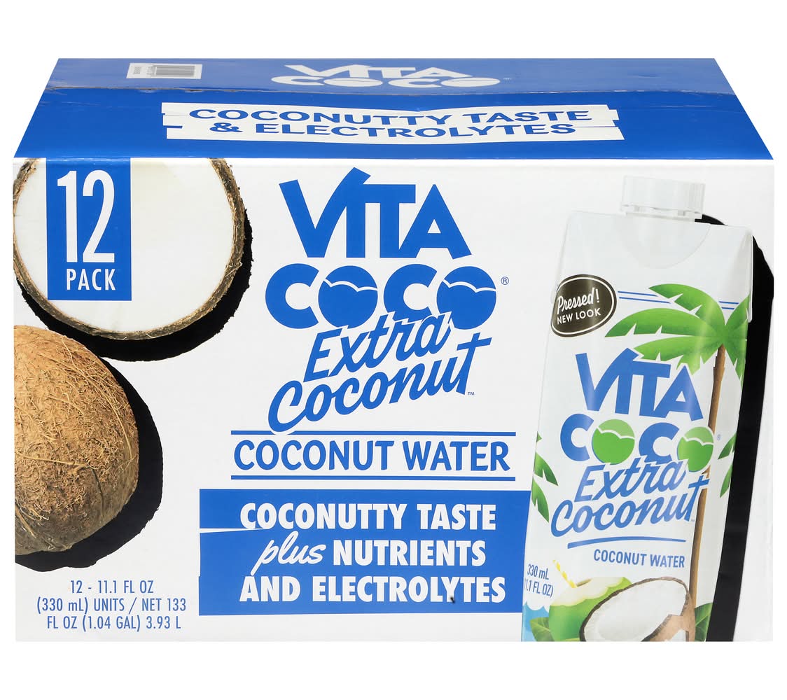 Vita Coco Pressed Coconut Water (12 x 330 ml)