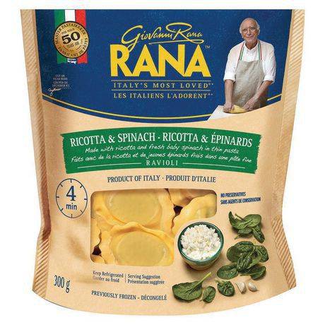 Rana pâtes raviolis à la ricotta et aux épinards (300 g) - ricotta & spinach ravioli pasta 300g (fresh pasta from italy)