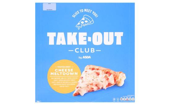 Asda Take-Out Club Stuffed Crust Cheese Meltdown 598g