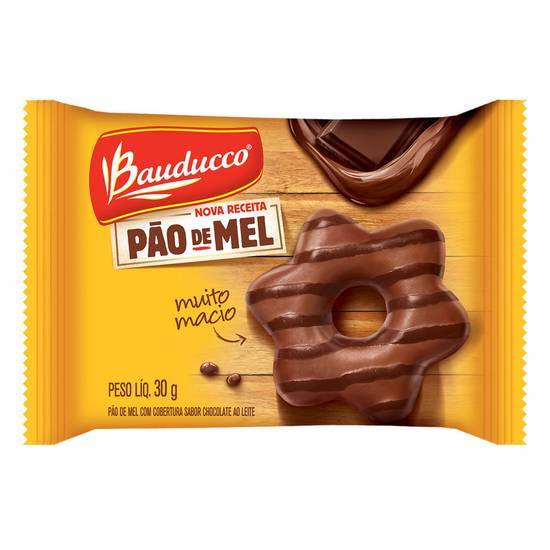 Bauducco pão de mel com cobertura sabor chocolate ao leite