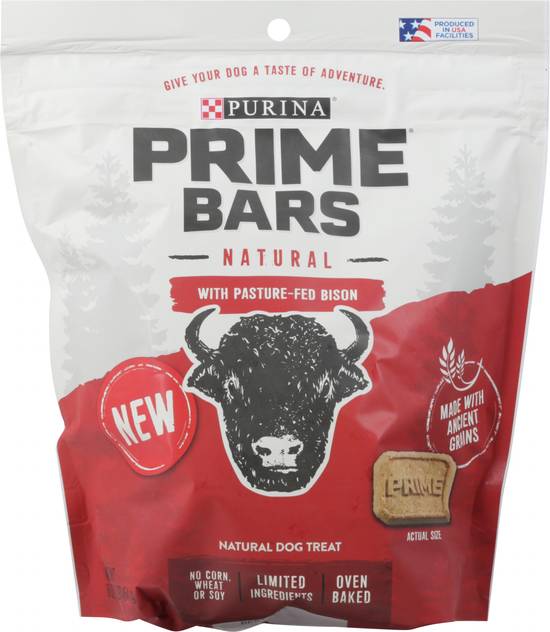 Purina Prime Bars With Pasture-Fed Bison Dog Treats
