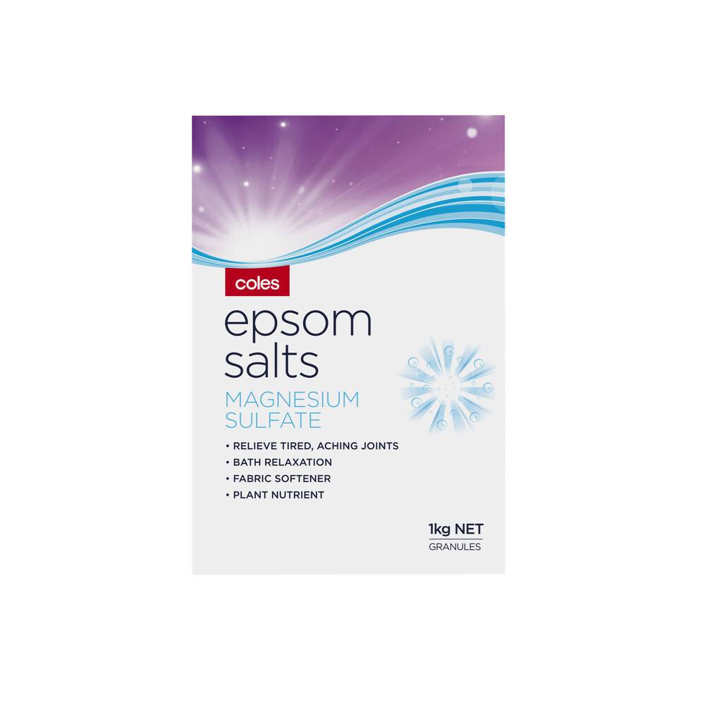 Coles Epsom Salts 1kg