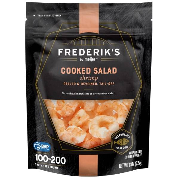 Frederiks By Meijer 100/200 Cooked Salad Shrimp (8 oz)