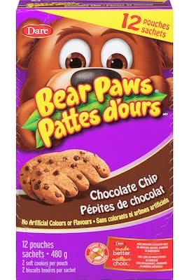 Bear paws biscuits tendres - soft biscuits (12 unités) (pépites de chocolat)