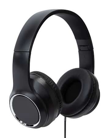 Superior Stereo Wired Headphones With Mic Black