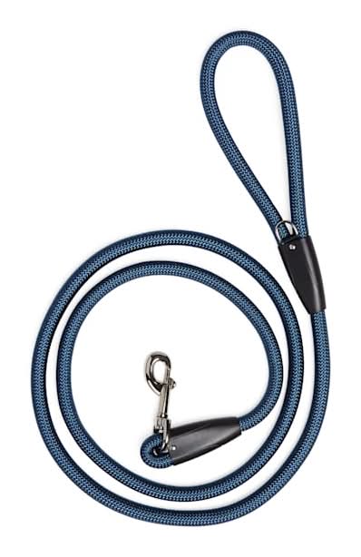 YOULY Rope Dog Leash, Navy, 6-ft long, 1/2-in wide