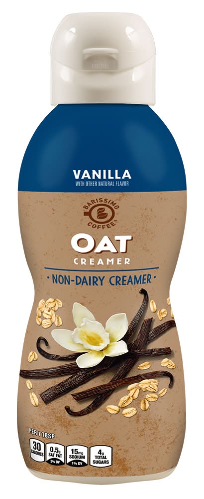 Barissimo Coffee Oat Creamers, Vanilla (32 fl oz)