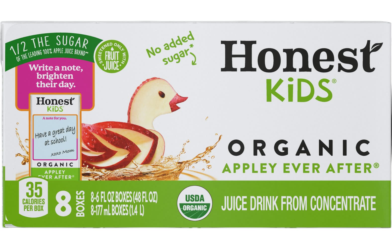 Honest Kids Organic Apple Juice Drink (8 x 6 fl oz)