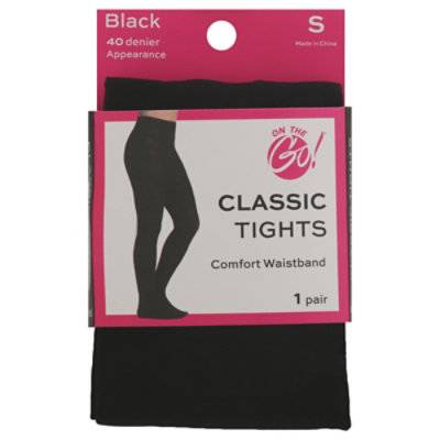 Otg Classic Tights Blk Sm - 1 Pr