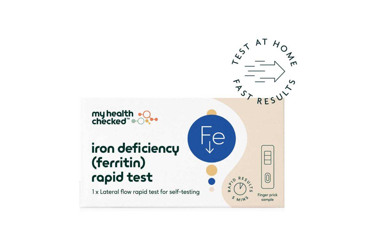 MyHealthChecked Iron Deficiency (ferritin) Rapid Test