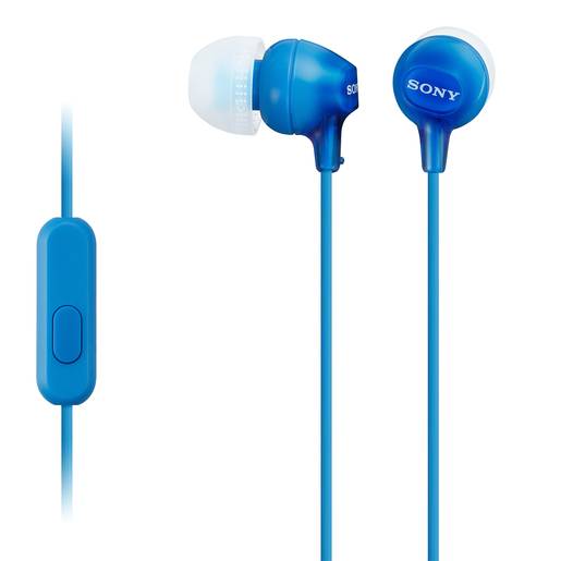 Sony audífonos alámbricos azul (1 pieza)