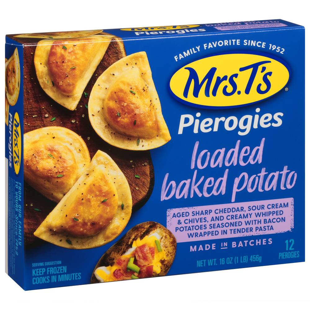 Mrs. T's Pierogies Loaded Baked Potato (16 oz, 12 ct)