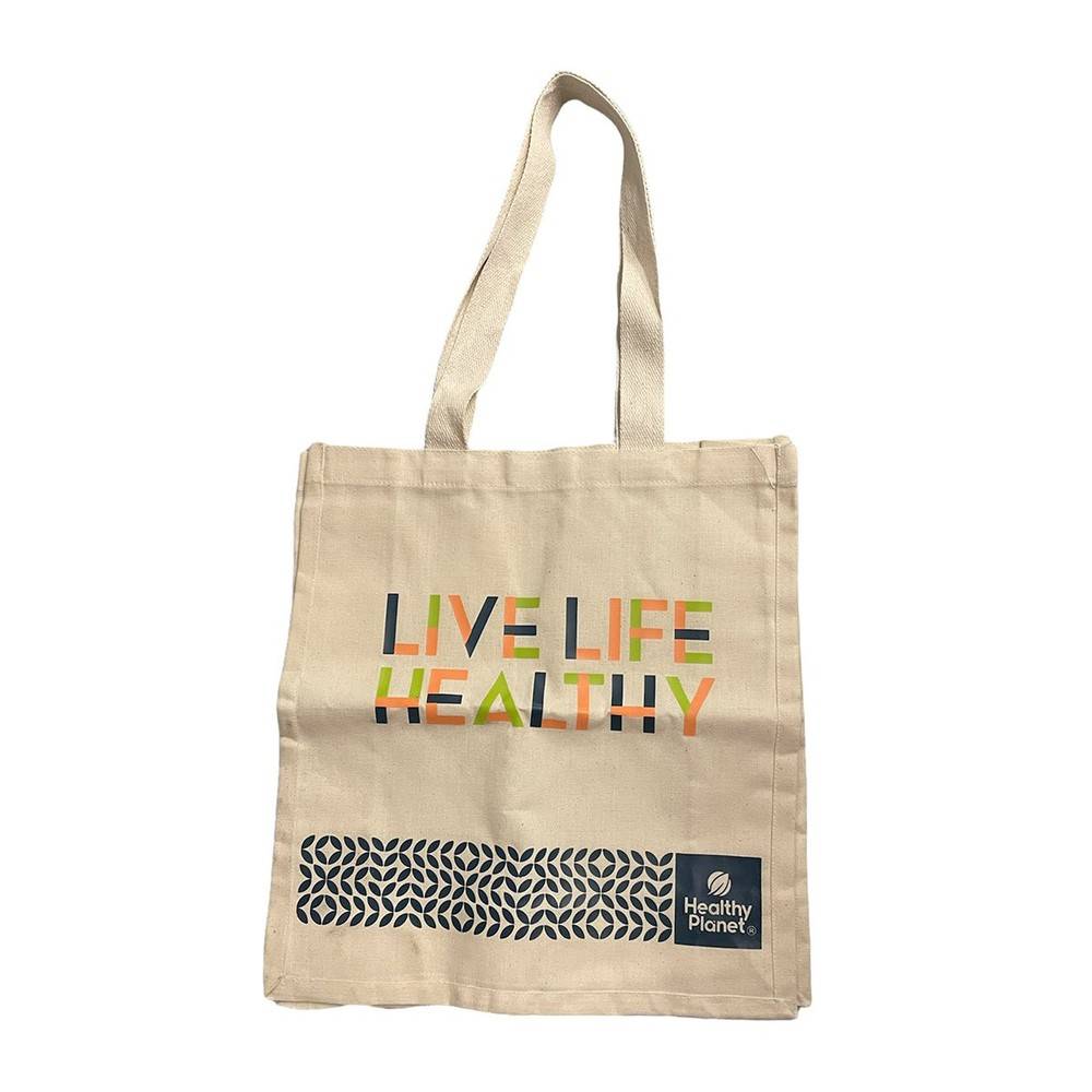 Healthy Planet Live Life Cotton Bag (1 ea)