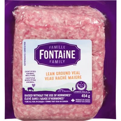 Fontaine family veau haché maigre - lean ground veal