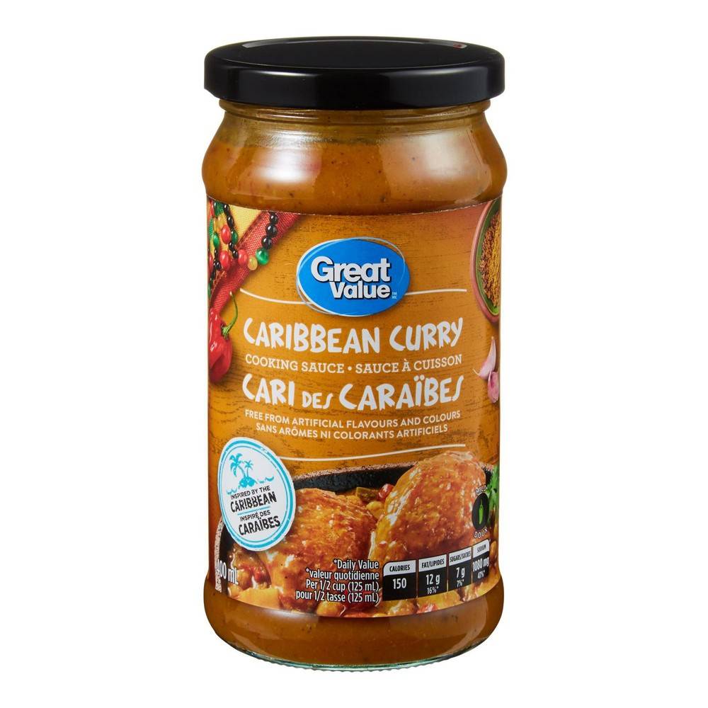 Great Value Caribbean Curry Cooking Sauce (400 ml)