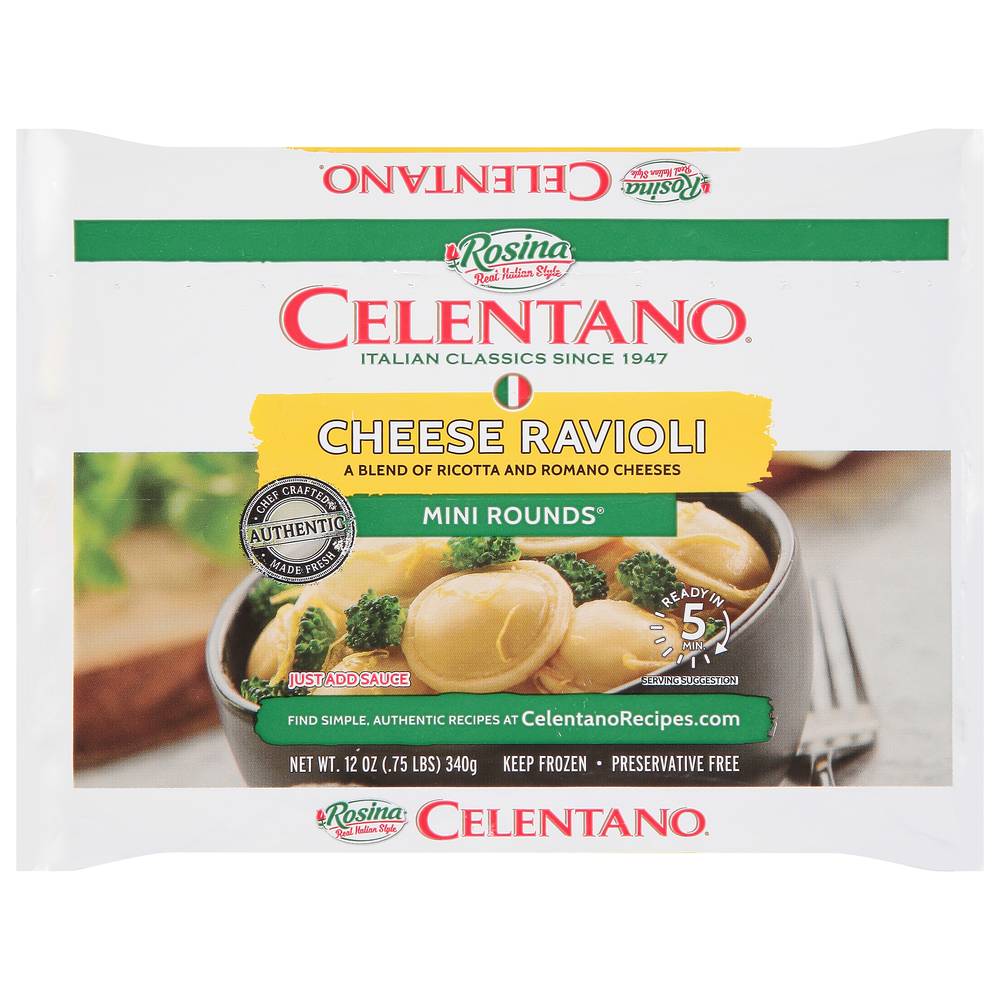 Celentano Cheese Ravioli Mini Rounds (12 oz)