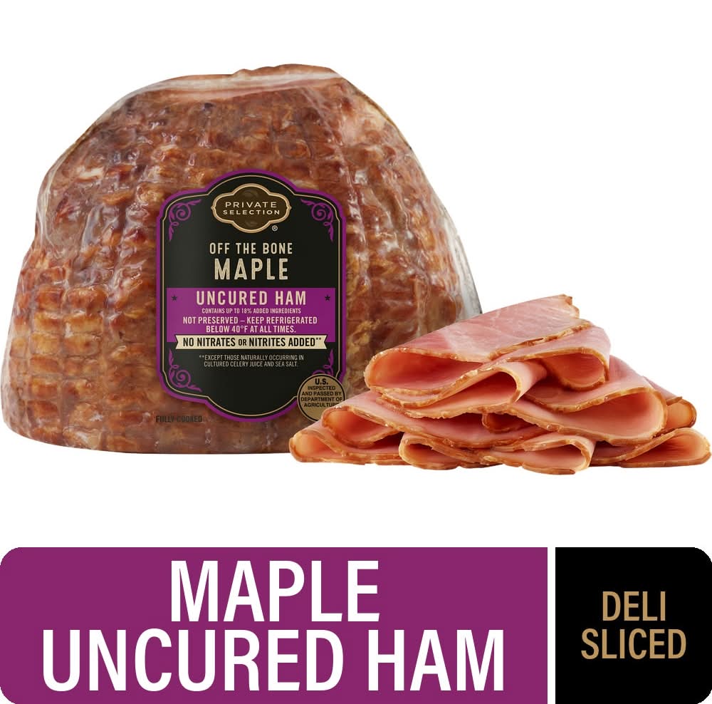 Private Selection® Maple Off the Bone Uncured Deli Ham Sliced
