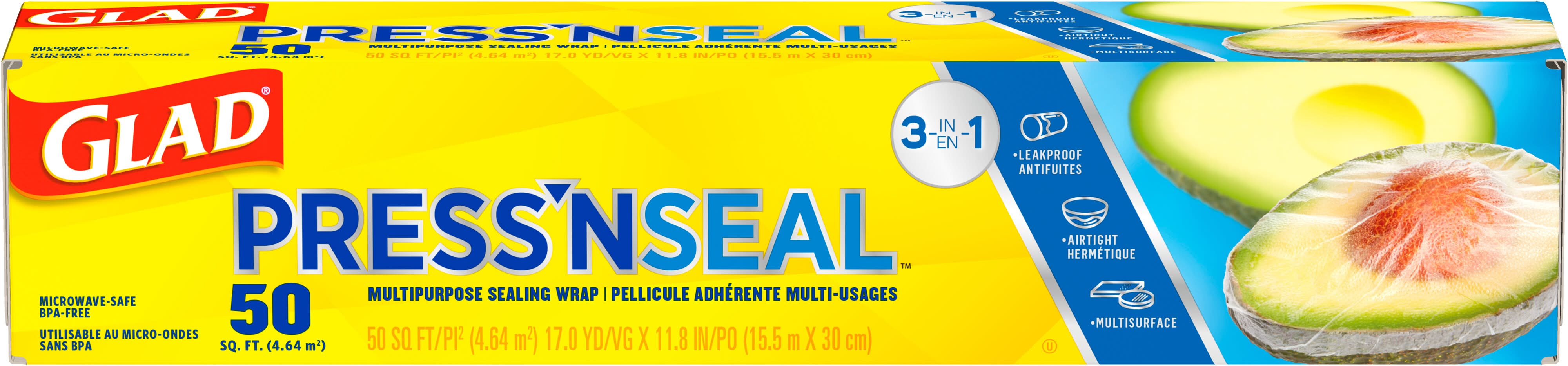 Glad 50 Sq ft Press'n Seal Food Cover