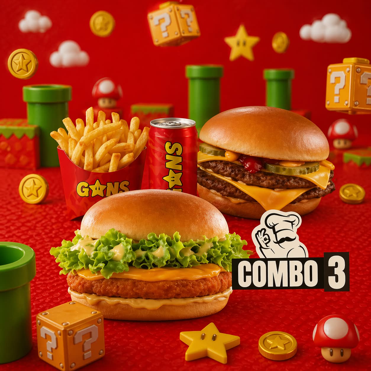 🔥 COMBO 3 : LE CRUNCH BROS — 17,90 €