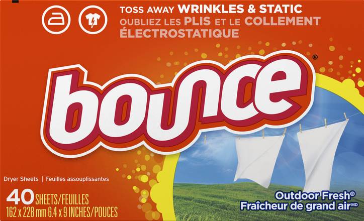 Bounce Outdoor Fresh Dryer Sheets (40 ct)